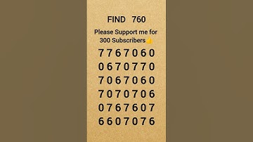 Find the number 760 - Math Quiz #math #quiz #shorts