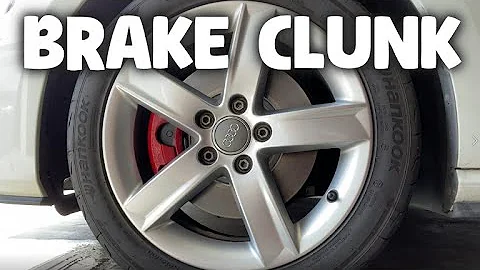 Brakes Clunking After Brake Job | Brand New Brake Pads Clunk/Knocking Sound