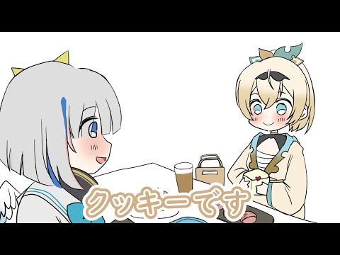 【手描き】天使のかなたんに「あれは天使」と言ってしまう風真いろは【風真いろは/ホロライブ】【ホロライブ/切り抜き漫画】