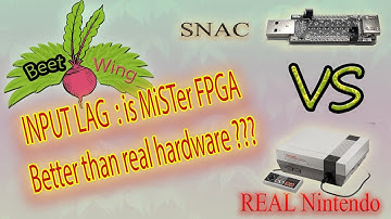 MiSTer FPGA  test  : SNAC VS Real Nintendo hardware - Which one has the lowest input Lag ?