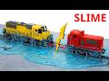 5 LEGO Technic Trains in an Intense Slime Tug of War – Which One Wins? | LEGO Smart