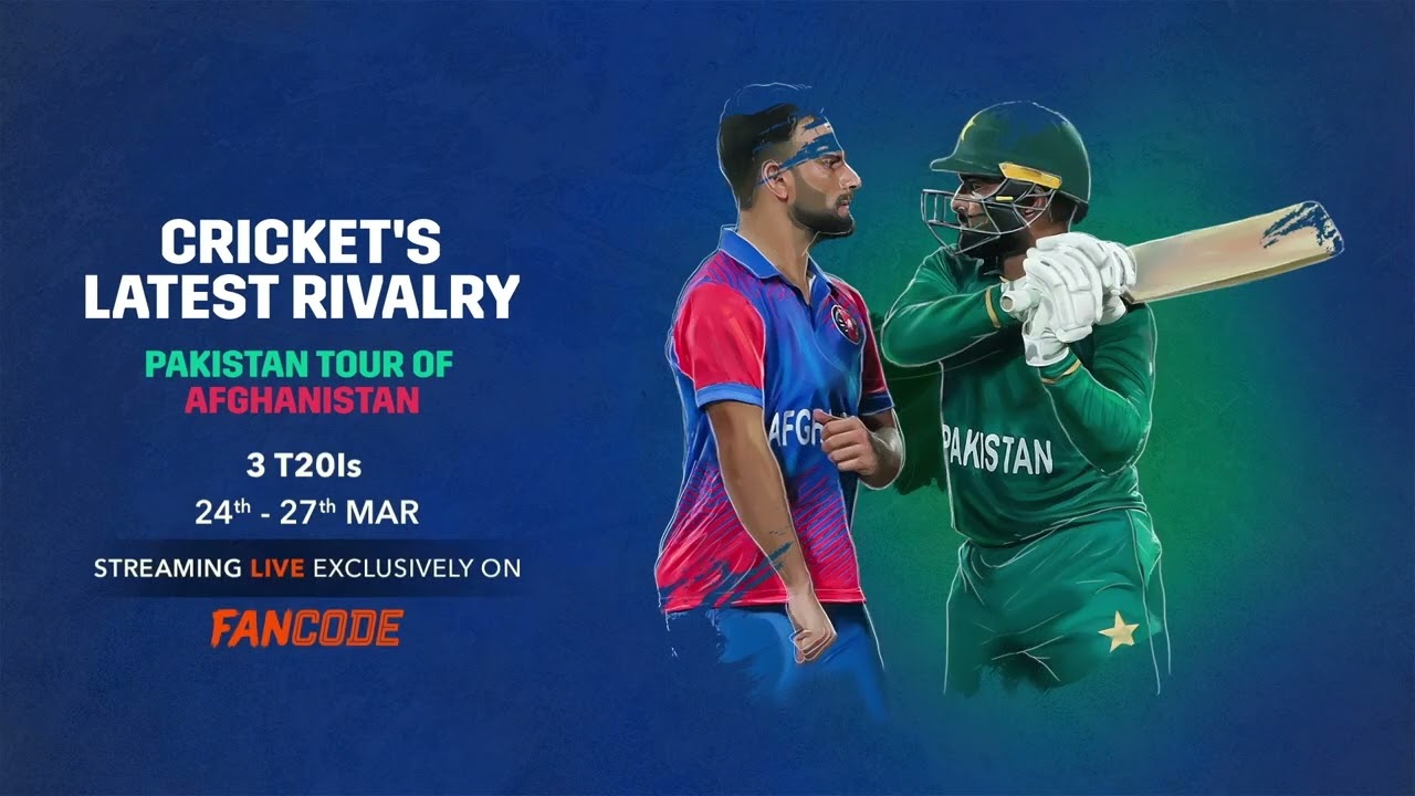 Pakistan tour of Afghanistan 3 T20Is Streaming LIVE on FanCode