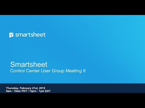 Control Center User Groups | Smartsheet