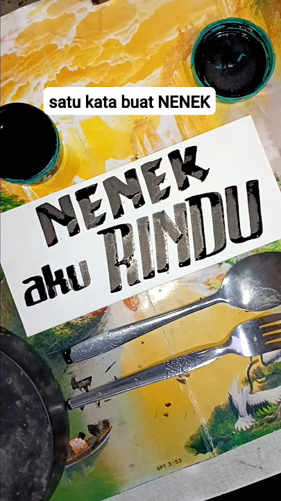 Nenek aku rindu #nenek #kaligrafi #shortsvideo #rindu