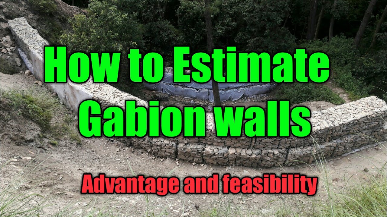 How To Estimate Gabion Wall?//Advantage And Feasibility