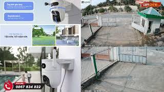 H9C Video thực tế camera Ezviz 2 mắt, camera mới ra mắt 2 phiên bản 6mp và 10mp. #ezviz#camera