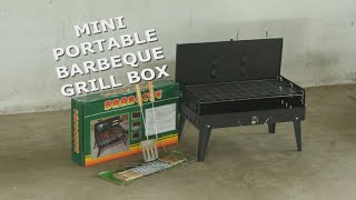 Camping Portable Outdoor Briefcase Barbecue Grill / Charcoal BBQ grills / Best & Budget BBQ GrillBox