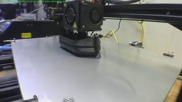 Timelapse of first test print after EZABL kit install