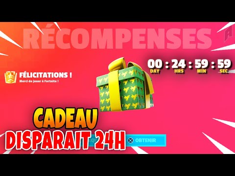 Ce CADEAU Gratuit Disparait dans 24h sur Fortnite Saison 3