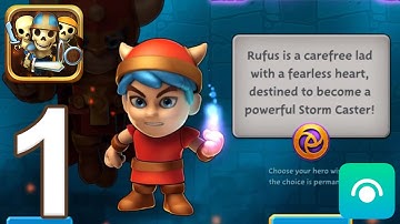 Storm Casters Ultra - Gameplay Walkthrough Part 1 - Chapter 1: Zones 1-2 (iOS)