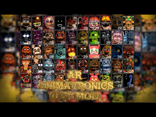 NEW ANIMATRONICS 2019 - Ultimate Custom Night (UCN Modded) 