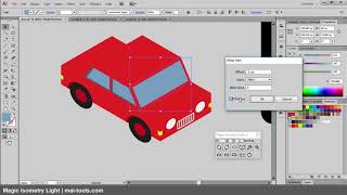 Как рисовать изометрию в Adobe Illustrator - скрипты и эффекты