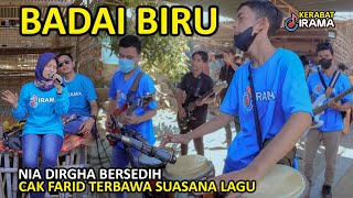 CAK FARID TERLIHAT MENGHAYATI SEKALI SAAT NIA DIRGHA MENYANYIKAN LAGU BADAI BIRU DI IRAMA DOPANG