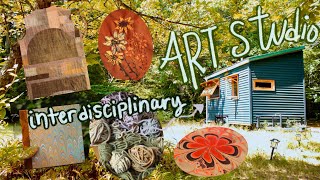 🧵 🧶from tiny house to a BIG ART Studio! 🤩🪡