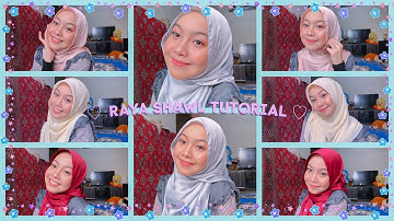 Raya Shawl Tutorial (4 Styles) | Chest Covered | Intan Syafiqah
