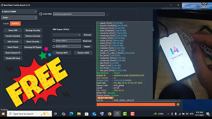 Remove FRP Free All Redmi 9T with BFT Best Flash Tool 2025 | Tested💯