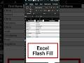 Excel - Dont waste your time typing.. Do this trick instead - Flash fill