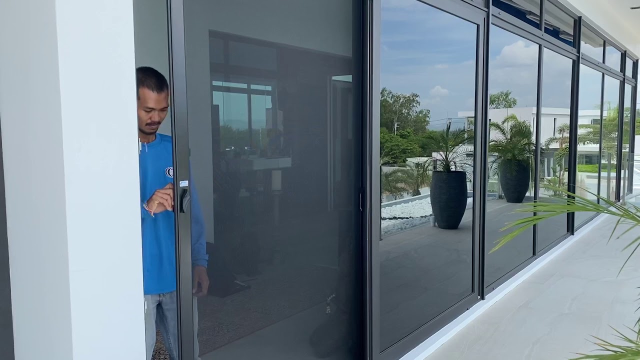 Matt Black Retractable Insect Screen