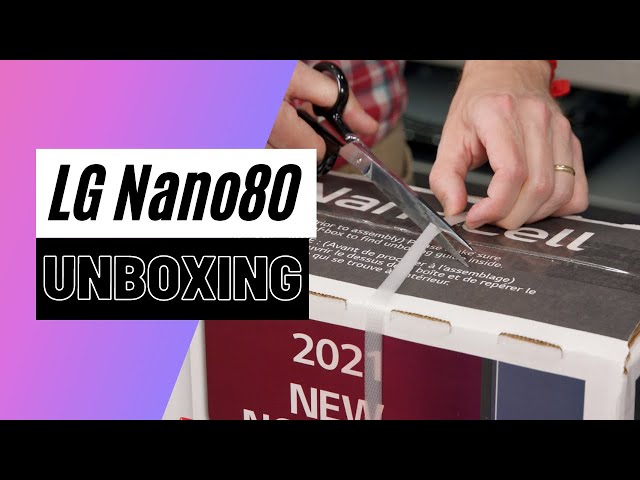 NEW 2019 LG NanoCell TV 65 UNBOXING 