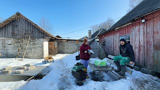 Купили два дома в деревне и показали что такое настоящая счастливая деревенская жизнь! Наша ферма!