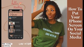 HOW TO ADD IPHONE SCREEN TO YOUR VIDEOS/ SOCIAL MEDIA screenshot 4