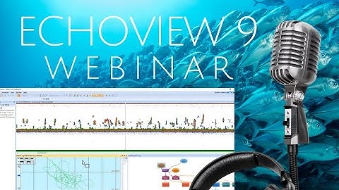How to use the new features in Echoview 9 (webinar recording)