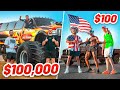 SIDEMEN $100 VS $100,000 ROAD TRIP (USA EDITION)