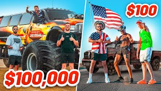SIDEMEN $100 VS $100,000 ROAD TRIP (USA EDITION)