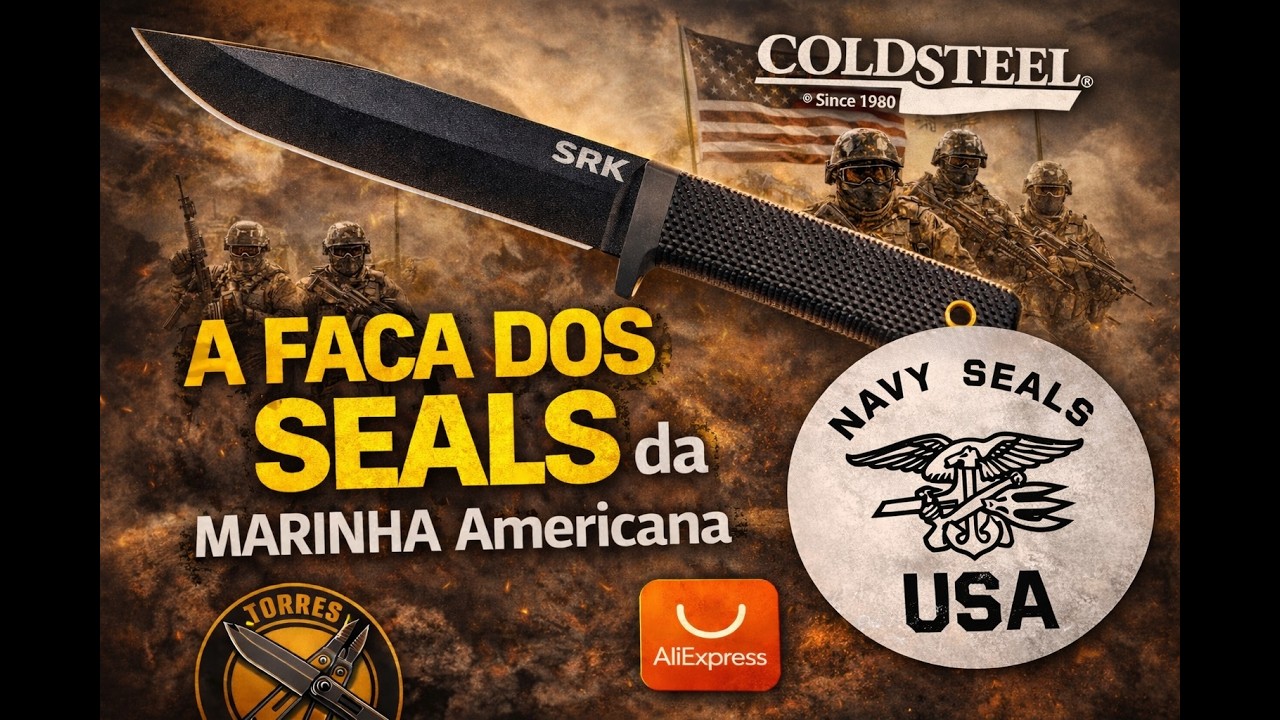 COLD STEEL SRK A FACA DA ELITE DA MARINHA AMERICANA