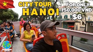 🇻🇳 Hanoi SIGHTSEEING DOUBLE DECKER Bus | MUST TRY IN HANOI #travelvlog #hanoi #vietnam