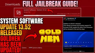 NEW PS4 13.52 WEBKIT FULL JAILBREAK RELEASED! (Goldhen Debug Settings) ✴️