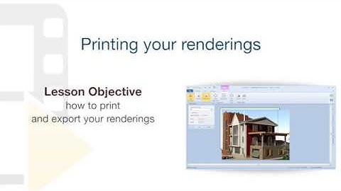 Edificius Tutorial - Printing Rendered images - ACCA software