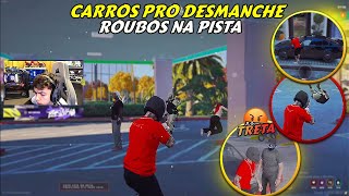 TROPA CAI PRA PISTA E ROUBA CARROS PRO DESMANCHE | BK DEU ESPORRO NO VULGO FJ -   HYPE RP | GTA RP |