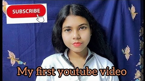 MY FIRST YOUTUBE VIDEO | Introducing My Youtube Channel 🤗 PUJA DEB