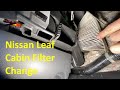 2011 - 2016 Nissan Leaf Cabin Air Filter Change