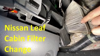 2011 - 2016 Nissan Leaf Cabin Air Filter Change