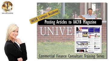 How to Submit Articles to the IACFB Magazine