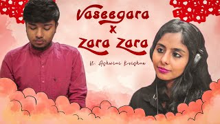 Vaseegara X Zara Zara (Cover) | Ft. Ashwini krishna | Madras Music Pasanga | Lyrics Video |