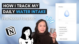 Stay Hydrated with Notion! How to Create a Daily Water Tracker with the new Automation Buttons! screenshot 3