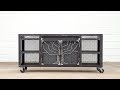 Diy modern industrial tree tv standmedia console  simple steel bending jig