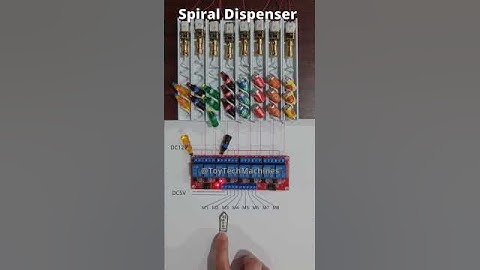 DIY Vending Machine Spiral Dispensing System