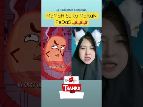 Funny Dubbing : MaMaH SuKa MaKaN PeDaS 🌶️🌶️🌶️ #lucu #viral #shorts