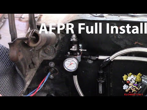 How To Install An Adjustable Fuel pressure regulator