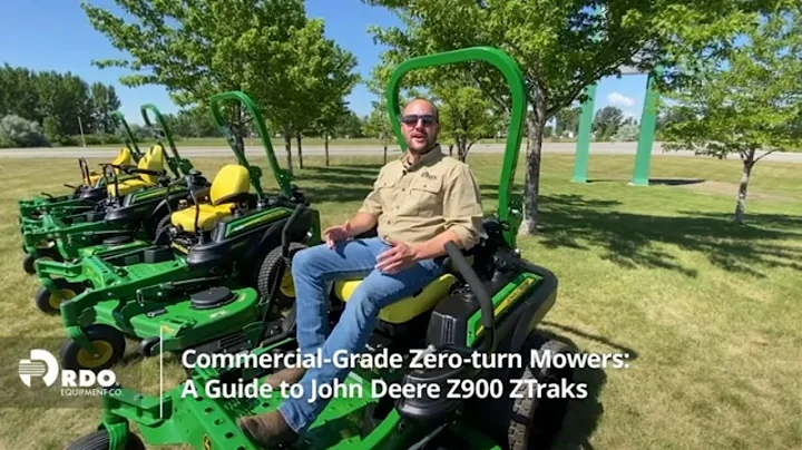 Learn the Differences in John Deere's Commercial-grade Z900 ZTrak Lineup