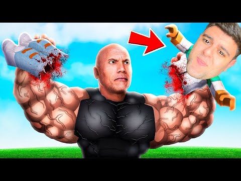 ეცადე არ გააბრაზო The Rock -ი Roblox -ში!