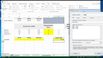 16. Práctica. Problema de Dieta
