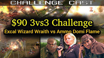 $90 Challenge: 3v3 Defcon - Best of 11 | C&C Generals Zero Hour