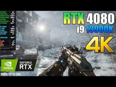 Metro Exodus Enhanced Edition : RTX 4080 + i9 13900K ( 4K Maximum Settings / RTX ON / DLSS Quality)