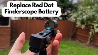 How To Change The Battery In A Celestron Red Dot Finderscope