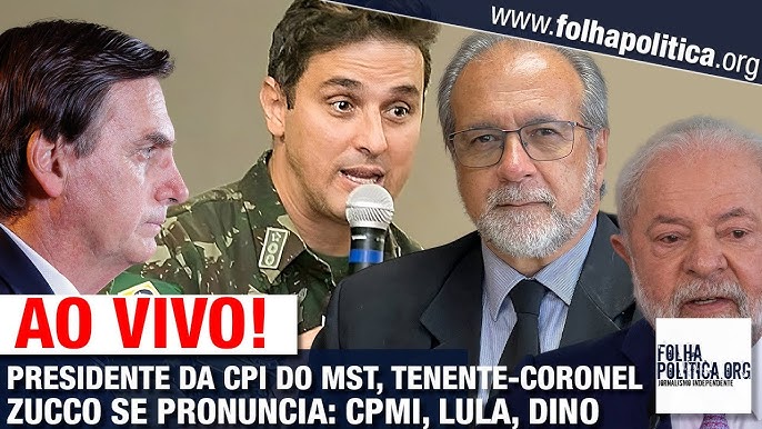 AO VIVO: PRESIDENTE DA CPI DO MST, TENENTE-CORONEL ZUCCO SE PRONUNCIA -  LULA, DINO, CPMI DO 8 DE J.. 